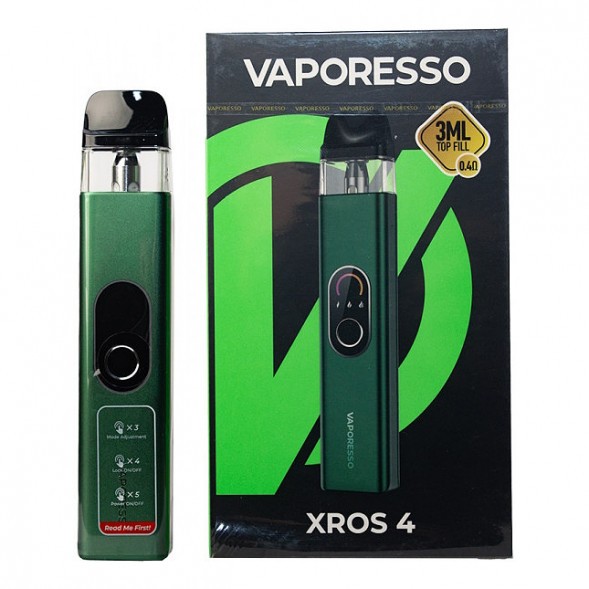 Электронная сигарета Vaporesso XROS 4 - Green (Зелёная) купить в Воронеже