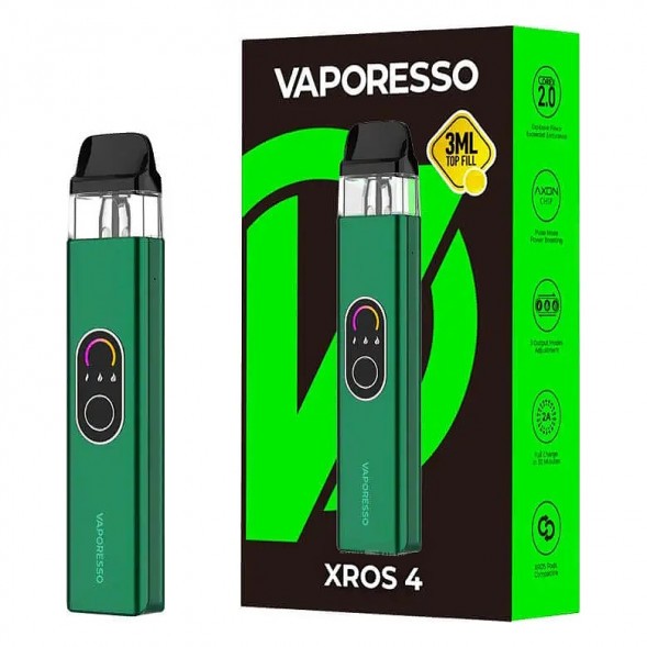 Электронная сигарета Vaporesso XROS 4 - Green (Зелёная) купить в Воронеже