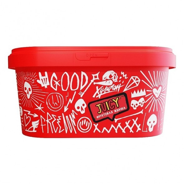 Табак Хулиган - Juicy (Фруктовая Жвачка, 200 грамм) купить в Воронеже