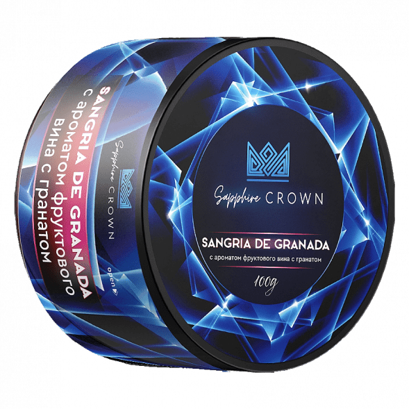 Табак Sapphire Crown - Sangria de Granada (Фруктовое Вино с Гранатом, 100 грамм) купить в Воронеже