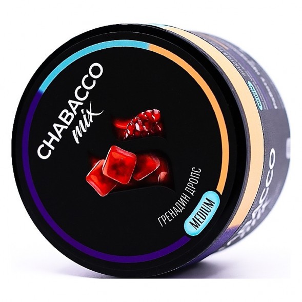 Смесь Chabacco MIX MEDIUM - Grenadine Drops (Гренадин Дропс, 40 грамм) купить в Воронеже