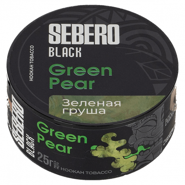 Табак Sebero Black - Green Pear (Зелёная Груша, 25 грамм) купить в Воронеже
