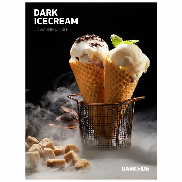 Табак DarkSide Core - DARK ICECREAM (Шоколадное Мороженое, 100 грамм) купить в Воронеже