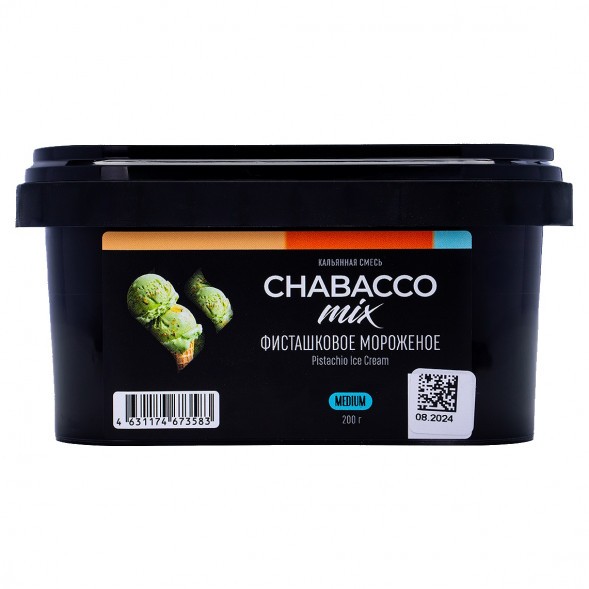 Смесь Chabacco MIX MEDIUM - Pistachio Ice Cream (Фисташковое Мороженое, 200 грамм) купить в Воронеже