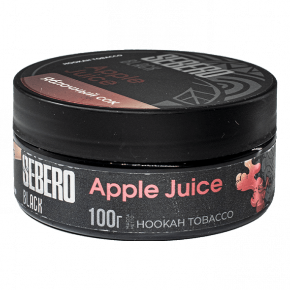 Табак Sebero Black - Apple Juice (Яблочный Сок, 100 грамм) купить в Воронеже