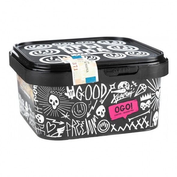 Табак Хулиган - OGO! (Сакура и Маракуйя, 200 грамм) купить в Воронеже