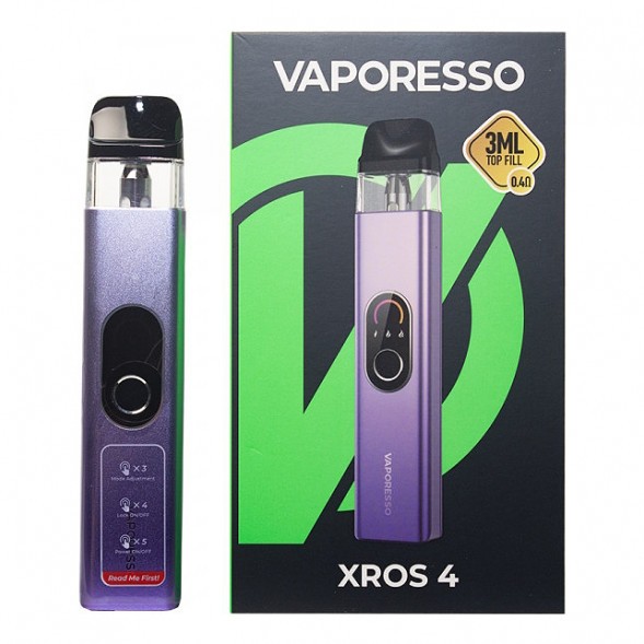 Электронная сигарета Vaporesso XROS 4 - Lilac Purple (Сиренево-Фиолетовая) купить в Воронеже