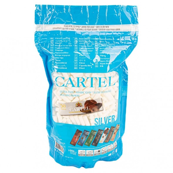 Фильтры для самокруток Cartel - Regular (1000 штук, 15х6 мм) +50шт. Бумаги! купить в Воронеже