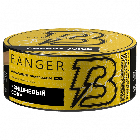 Табак Banger - Cherry Juice (Вишнёвый Сок, 100 грамм) купить в Воронеже