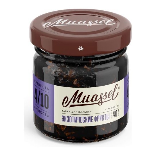 Табак Muassel Medium - Экзотические Фрукты (40 грамм) купить в Воронеже