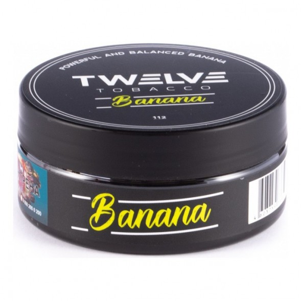 Табак Twelve - Banana (Банан, 100 грамм, Акциз) купить в Воронеже