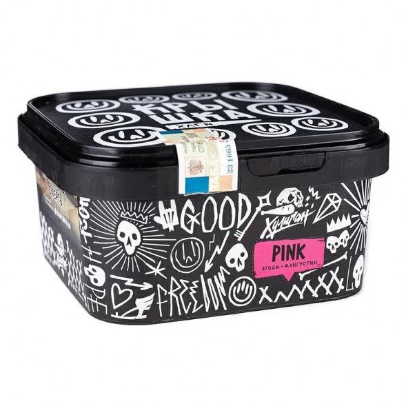 Табак Хулиган - Pink (Ягоды и Мангустин, 200 грамм) купить в Воронеже
