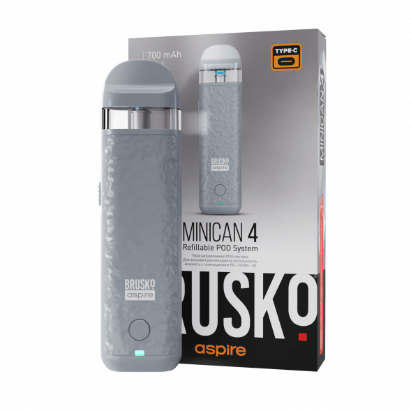 Электронная сигарета Brusko - Minican 4 (Серый) купить в Воронеже