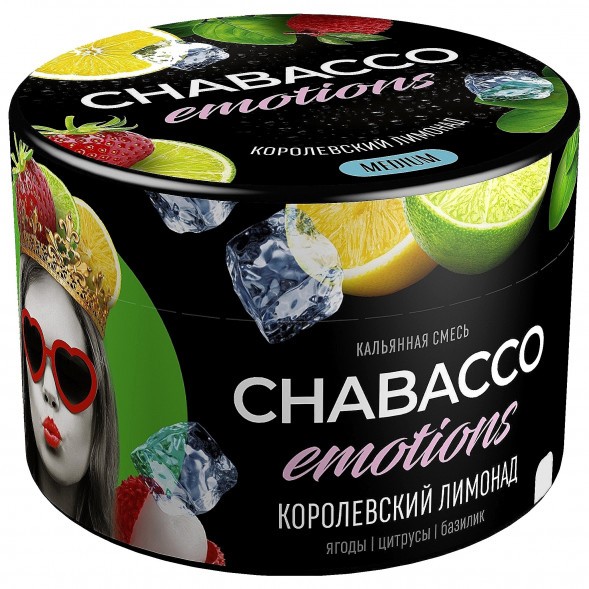 Смесь Chabacco MIX MEDIUM - Royal Lemonade (Королевский Лимонад, 40 грамм) купить в Воронеже