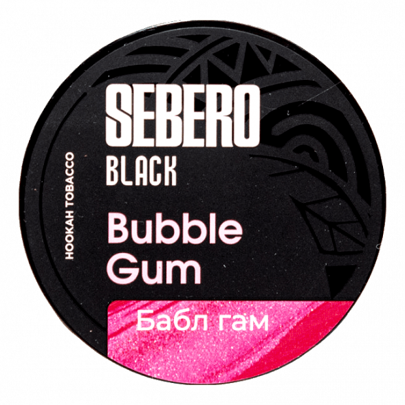 Табак Sebero Black - Bubble Gum (Бабл Гам, 100 грамм) купить в Воронеже