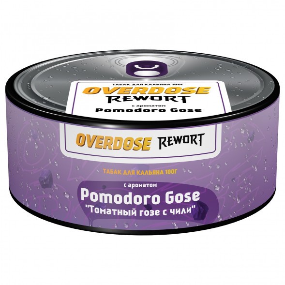 Табак Overdose - Pomodoro Gose (Томатный Гозе с Чили, 100 грамм) купить в Воронеже