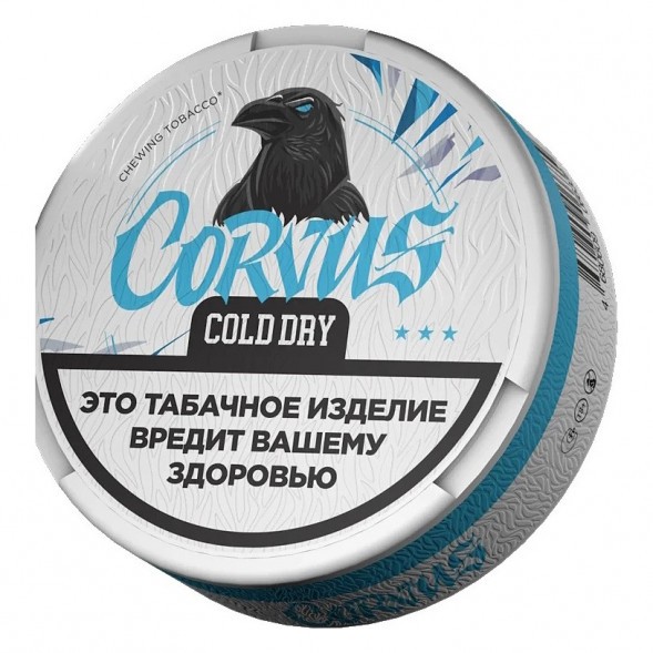 Табак жевательный CORVUS - Cold Dry MEDIUM (13 грамм) купить в Воронеже