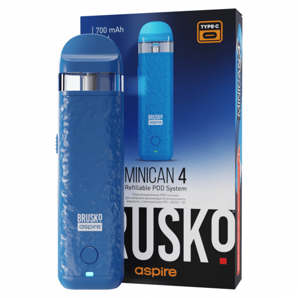 Электронная сигарета Brusko - Minican 4 (Синий) купить в Воронеже