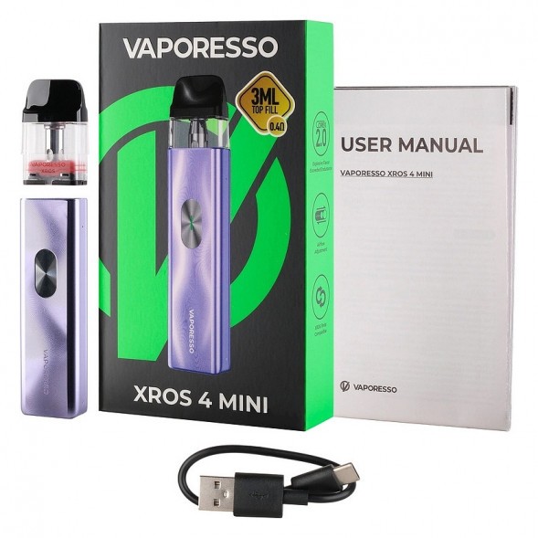 Электронная сигарета Vaporesso XROS 4 Mini - Ice Purple (Фиолетовый Лёд) купить в Воронеже