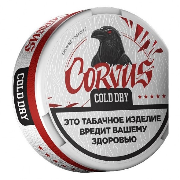 Табак жевательный CORVUS - Cold Dry STRONG (13 грамм) купить в Воронеже