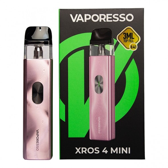 Электронная сигарета Vaporesso XROS 4 Mini - Ice Pink (Розовый Лёд) купить в Воронеже