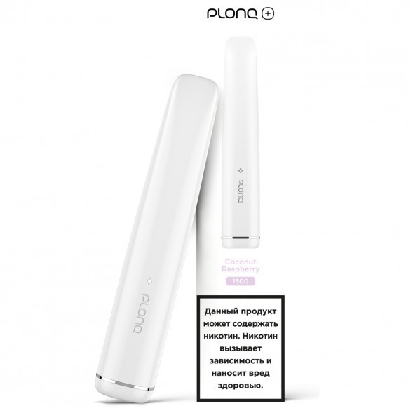 PLONQ PLUS - Кокос Малина (1500 затяжек) купить в Воронеже