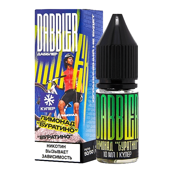 Жидкость Dabbler Salt - Лимонад &quot;Буратино&quot; (10 мл, 2 мг) купить в Воронеже