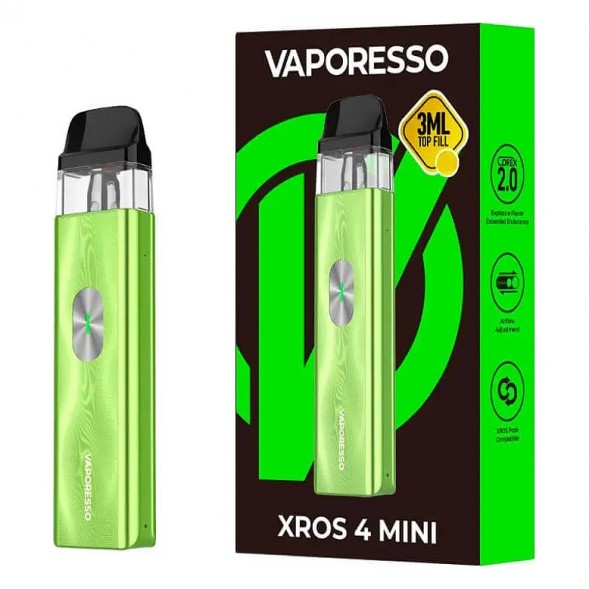 Электронная сигарета Vaporesso XROS 4 Mini - Ice Green (Зелёный Лёд) купить в Воронеже