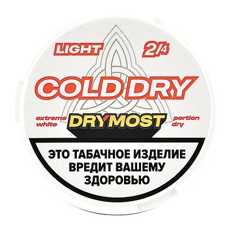 Табак жевательный DryMost - Cold Dry Light (12 грамм) купить в Воронеже