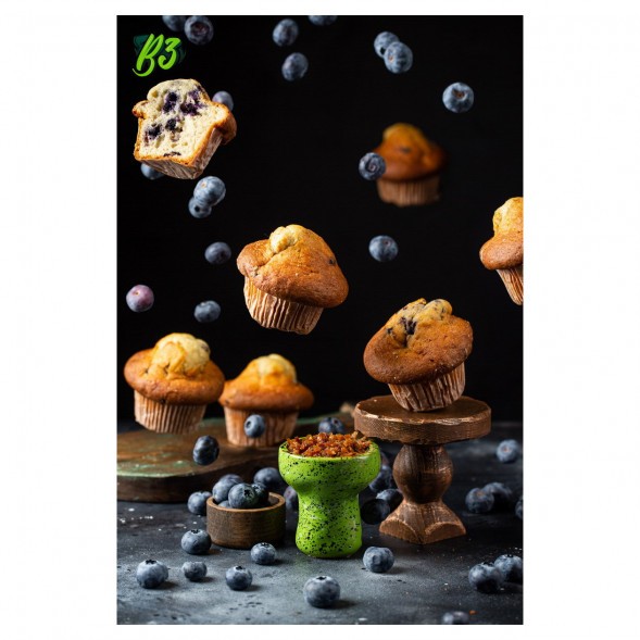 Табак B3 - Blueberry Muffin (Черничный Маффин, 50 грамм) купить в Воронеже