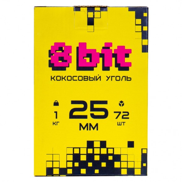 Уголь 8 Bit (25 мм, 72 кубика) купить в Воронеже
