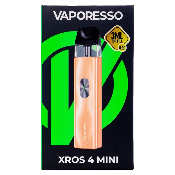 Электронная сигарета Vaporesso XROS 4 Mini - Champagne Gold (Золотое Шампанское) купить в Воронеже