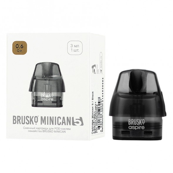 Сменный картридж Brusko - Minican 5 (0.8 Ом) купить в Воронеже