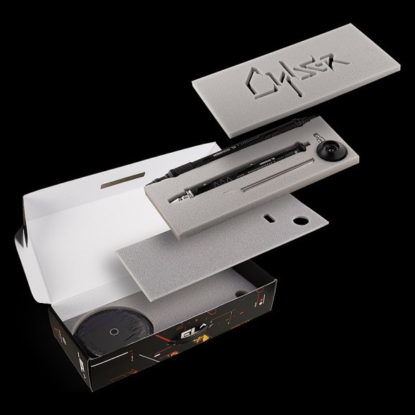 Кальян El Bomber - Sansara Cyber Black (Линейка &quot;Designs&quot;, Без Колбы) купить в Воронеже