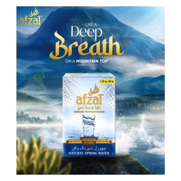 Табак Afzal - Natural Spring Water (Родниковая Вода, 40 грамм) купить в Воронеже
