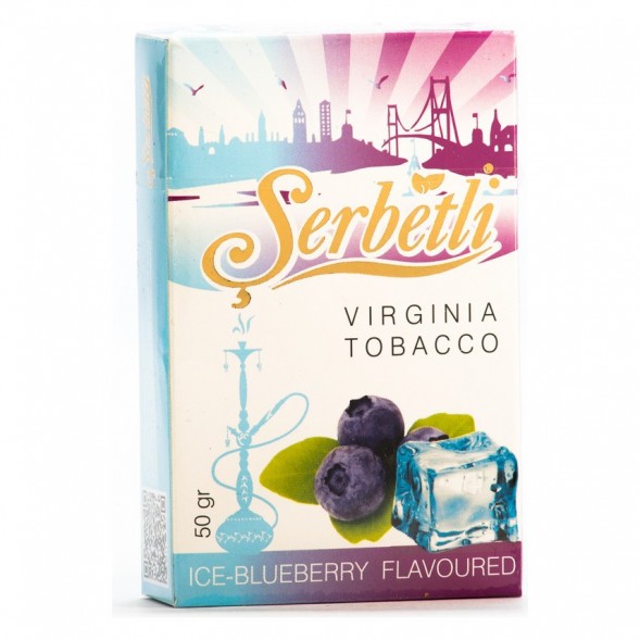 Табак Serbetli - Ice Blueberry (Голубика со Льдом, 50 грамм, Акциз) купить в Воронеже