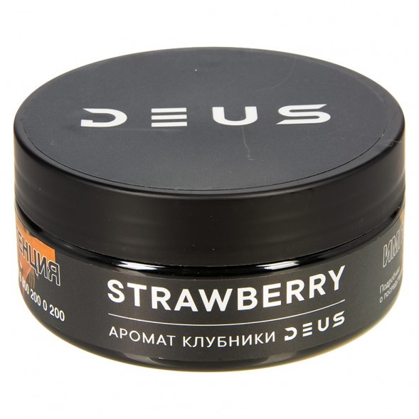 Табак Deus - Strawberry (Клубника, 100 грамм) купить в Воронеже