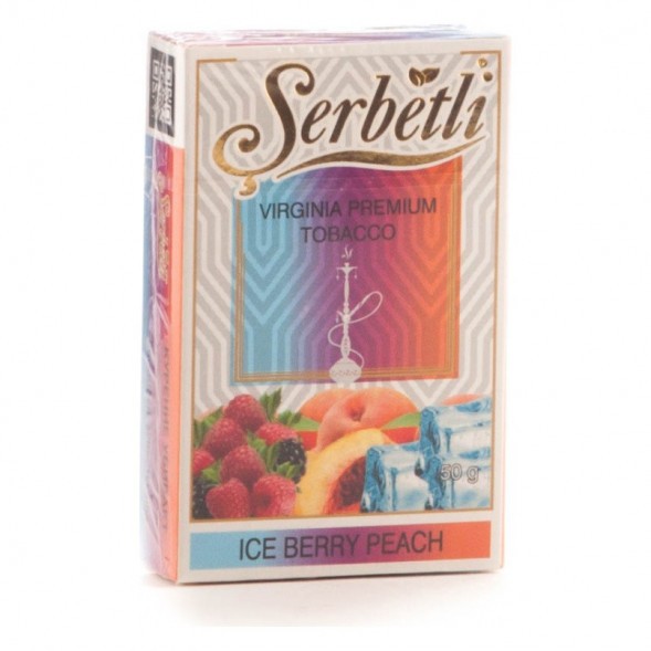 Табак Serbetli - Ice Berry Peach (Персик Ягоды со Льдом, 50 грамм, Акциз) купить в Воронеже