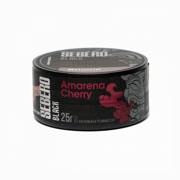 Табак Sebero Black - Amarena Cherry (Вишня, 25 грамм) купить в Воронеже