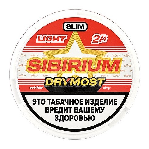 Табак жевательный DryMost - Sibirium Light Slim (12 грамм) купить в Воронеже