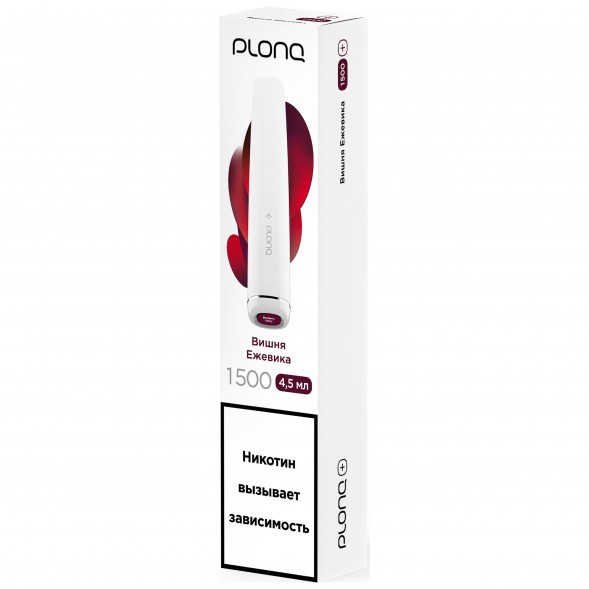 PLONQ PLUS - Вишня Ежевика (1500 затяжек) купить в Воронеже