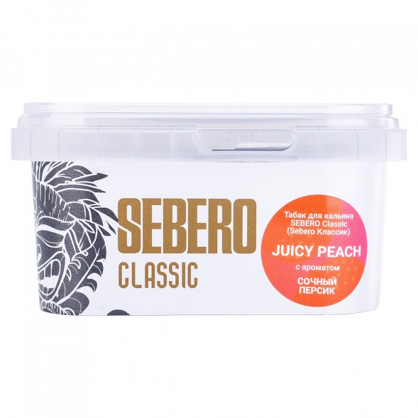 Табак Sebero - Juicy Peach (Сочный Персик, 200 грамм) купить в Воронеже