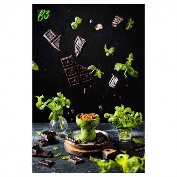 Табак B3 - Mint Chocolate Chill (Ледяной Шоколад, 50 грамм) купить в Воронеже