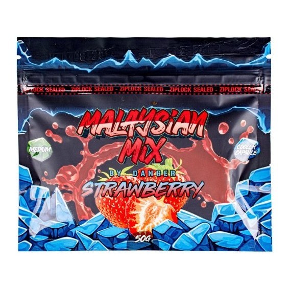 Смесь Malaysian Mix Medium - Strawberry (Клубника, 50 грамм) купить в Воронеже