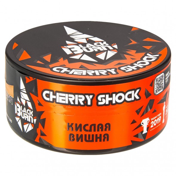 Табак BlackBurn - Cherry Shock (Кислая Вишня, 100 грамм) купить в Воронеже