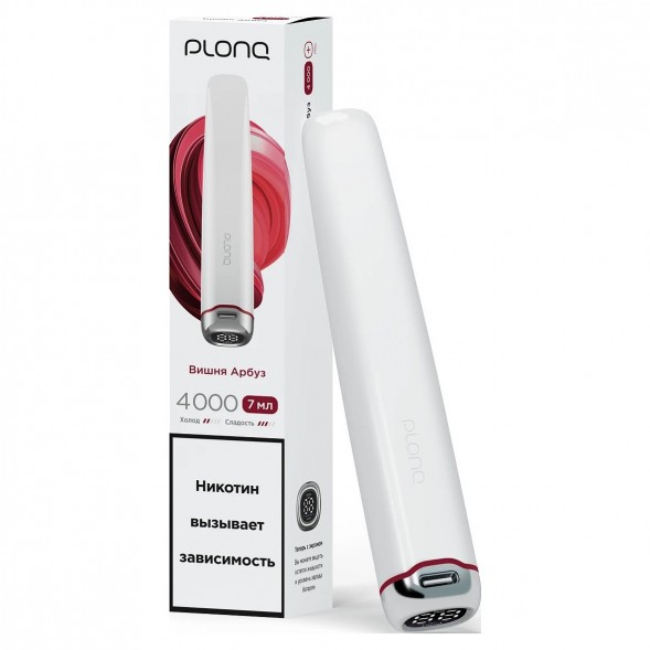 PLONQ PLUS PRO - Вишня Арбуз (4000 затяжек) купить в Воронеже