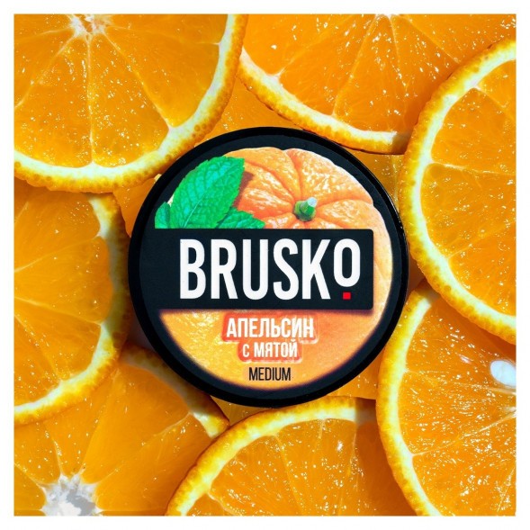 Смесь Brusko Medium - Апельсин с Мятой (50 грамм) купить в Воронеже