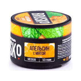 Смесь Brusko Medium - Апельсин с Мятой (50 грамм) купить в Воронеже