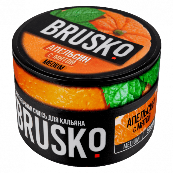 Смесь Brusko Medium - Апельсин с Мятой (50 грамм) купить в Воронеже