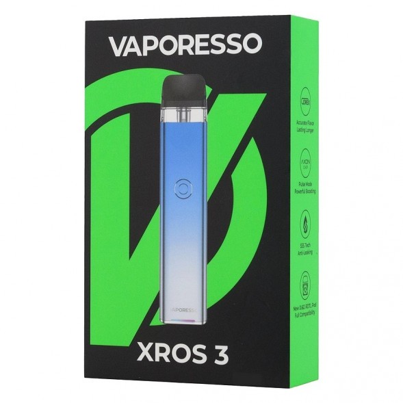 Электронная сигарета Vaporesso XROS 3 - Sky Blue купить в Воронеже